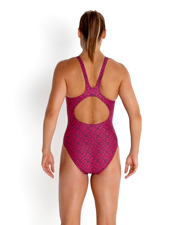 -Speedo Купальник Monogram Allover Muscleback (спинка)