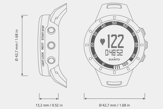 -Suunto Часы Quest Yellow
