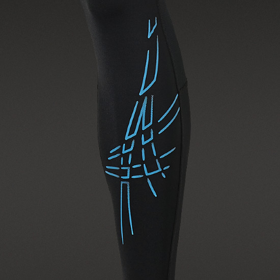 -Asics Тайтсы мужские Stripe Tight