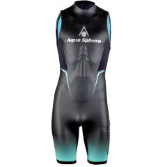 Гидрокостюм для открытой воды и фридайвинга мужской Aqua Sphere AquaSkin Short 2.0 (короткий), 1 мм