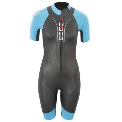 Гидрокостюм для свимрана женский короткий HUUB Auron Swimrun Wetsuit, 3/5 мм
