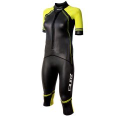 Гидрокостюм для свимрана женский ZONE3 SwimRun Versa Wetsuit, со съемными рукавами, 2 мм
