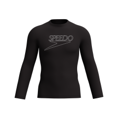 Гидромайка для плавания мужская с длинным рукавом Speedo Logo