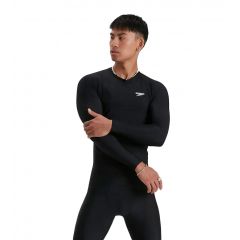 Гидромайка для плавания мужская с длинным рукавом Speedo Long Sleeved Sun Protection Top (UPF40+)