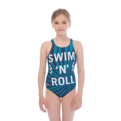 Купальник слитный детский Arena Swim Roll Junior