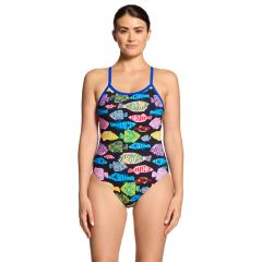 Купальник слитный ZOGGS Sea Tribe Silver Lined Strikeback 