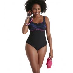 Купальник утягивающий Speedo ContourLustre Printed Swimsuit