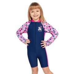 Купальный комбинезон тренировочный детский ZOGGS Kitty Long Sleeve All in One