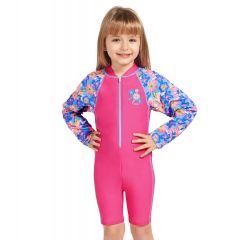 Купальный комбинезон тренировочный детский ZOGGS Lily Long Sleeve All in One