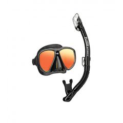 Маска и трубка TUSA Sport Black Series Powerview Adult Dry Combo, сумка в комплекте