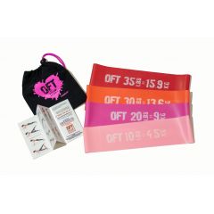 Набор из 4 мини-эспандеров OFT (нагрузка от 4,5 до 15,9 кг)