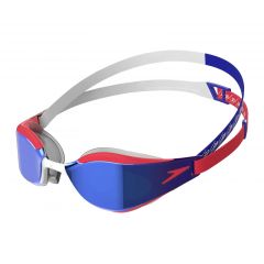 Очки для плавания Speedo Fastskin Hyper Elite Mirror White Blue Red