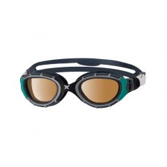 Очки для плавания ZOGGS Predator Flex Polarized Ultra, Black/Green