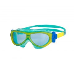 Очки-маска для плавания детские ZOGGS Phantom Kids (0-6 лет), Yellow/Turquoise