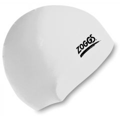 Шапочка для плавания  ZOGGS Silicone Cap White