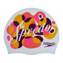 Шапочка для плавания детская Speedo Junior Printed Silicone Cap