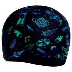Шапочка для плавания детская Speedo Junior Slogan Cap Navy
