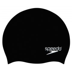 Шапочка для плавания детская Speedo Plain Moulded Silicone Cap Junior (6-12 лет) Total Black