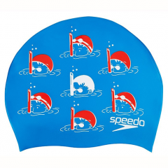 Шапочка для плавания детская Speedo Slogan Cap Junior AW18 (6-12 лет)