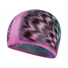 Шапочка для плавания детская Speedo Slogan Cap Pink (6-12 лет)