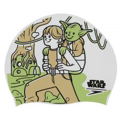 Шапочка для плавания детская Speedo Star Wars Slogan Print Cap Yoda (6-12 лет)