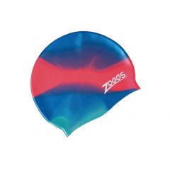 Шапочка для плавания детская ZOGGS Junior Multi Colour Silicone Swimming Cap (6-12 лет)