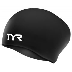 Шапочка для плавания (для длинных волос) TYR Long Hair Wrinkle-Free Silicone Cap