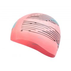 Шапочка для плавания двусторонняя детская Speedo Reversible Slogan Cap Pink (6-12 лет)