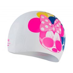 Шапочка для плавания Speedo Minnie Mouse Slogan Print Cap White