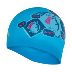 Шапочка для плавания Speedo Printed Silicone Cap Penguin