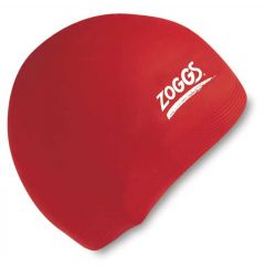 Шапочка для плавания ZOGGS Silicone Red