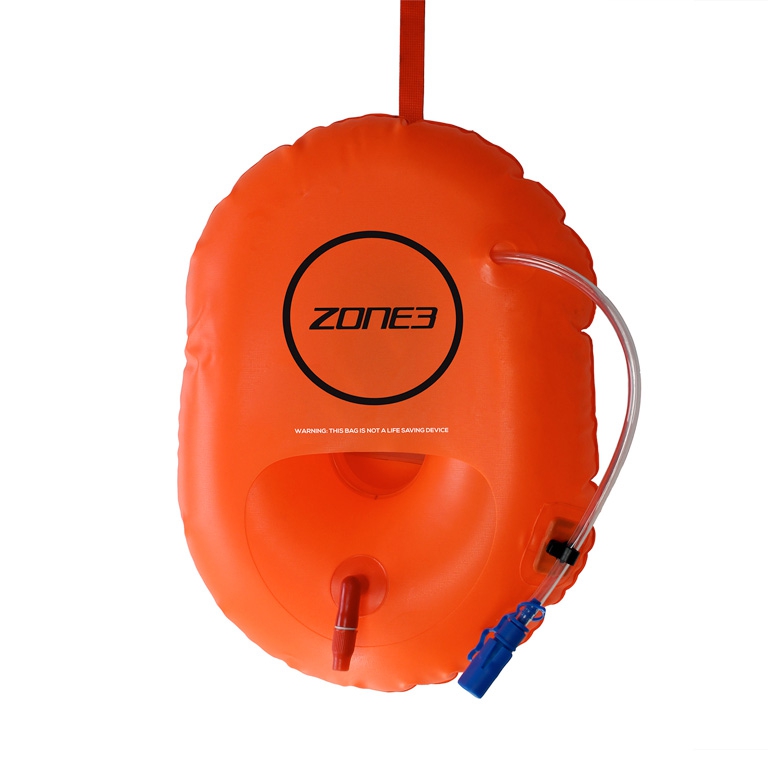 Буй безопасности с питьевой системой  (гидратором) для плавания на открытой воде ZONE3 Buoy Dry Bag Hydration