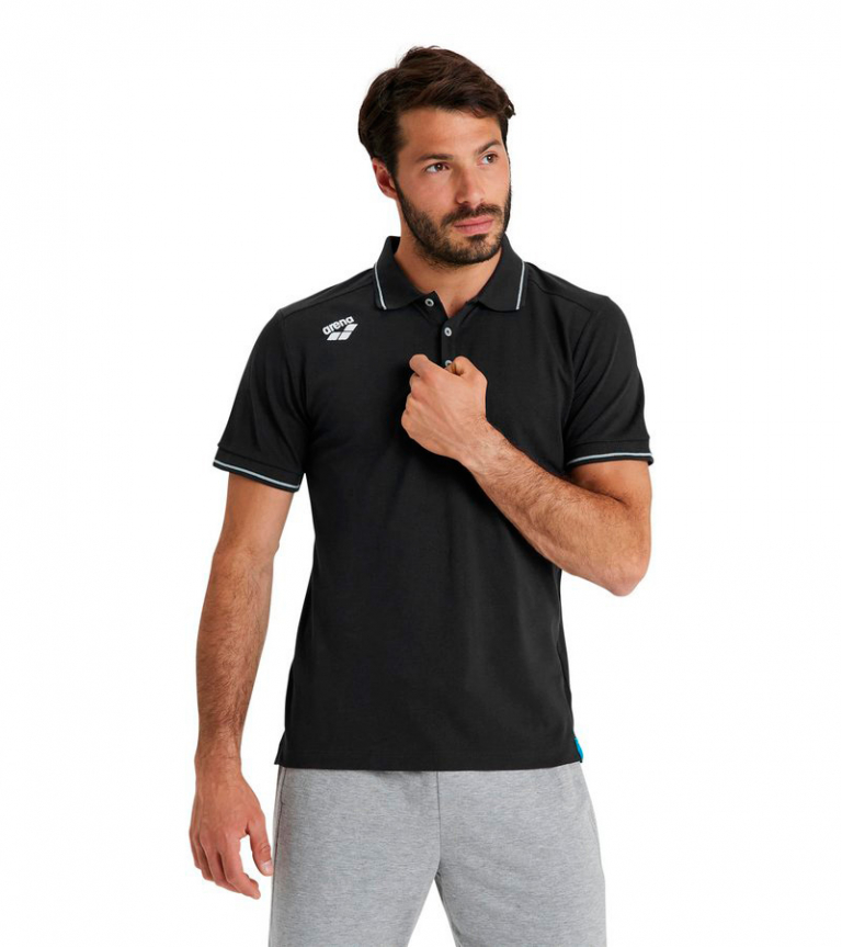 Футболка-поло Arena Team Poloshirt Solid Cotton