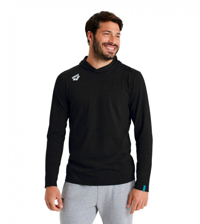 Футболка с длинным рукавом Arena Team Hooded Long Sleeve T-shirt Panel