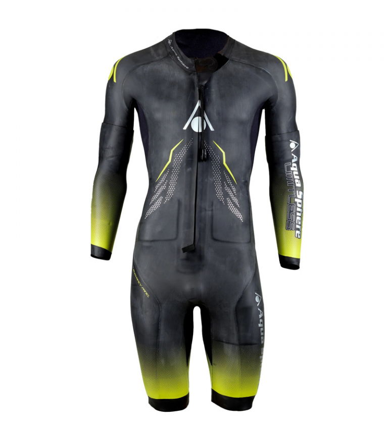Гидрокостюм для свимрана мужской со съемными рукавами  Aqua Sphere Swim&Run Wetsuit, 3.5/3/2/1.5 мм
