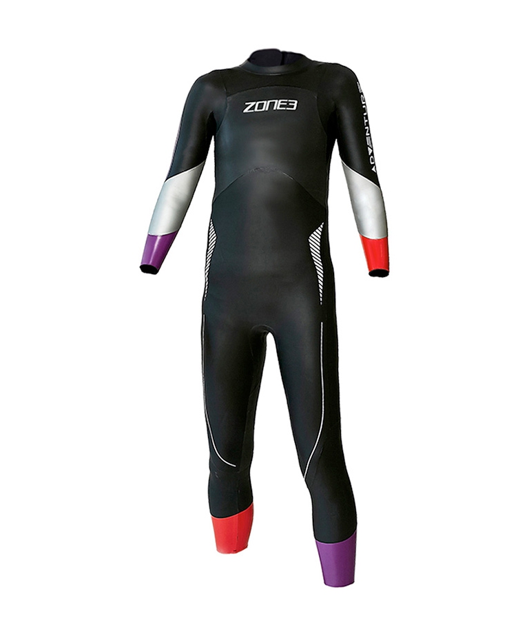 Гидрокостюм для триатлона и открытой воды детский ZONE3 Kids Adventure Triathlon Wetsuit, 2-4 мм