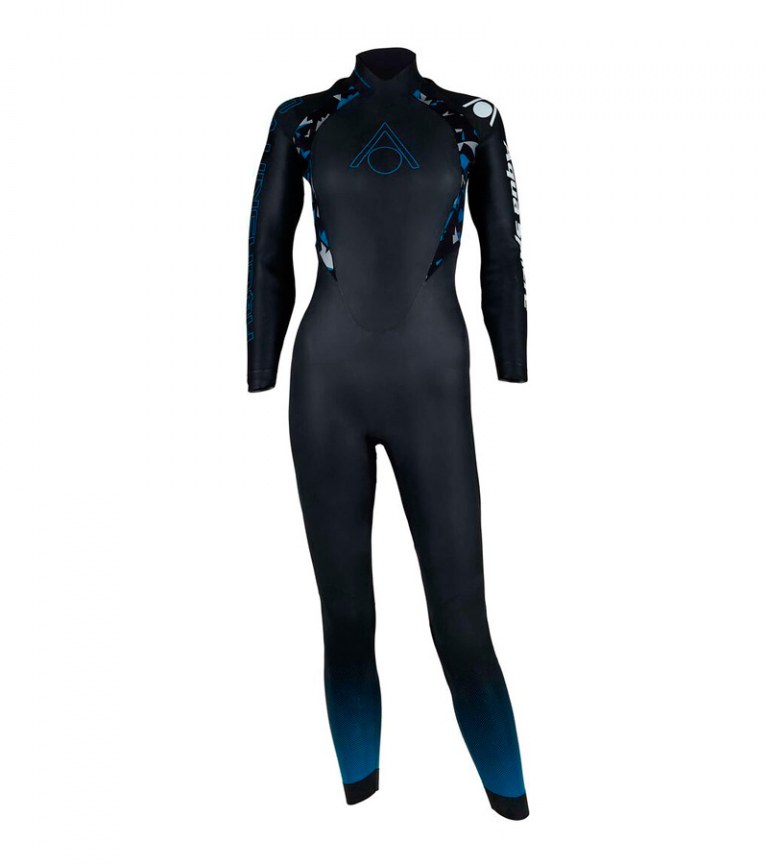 Гидрокостюм для триатлона, открытой воды и фридайвинга женский Aqua Sphere Aquaskin V3 Wetsuit, 1.5 мм