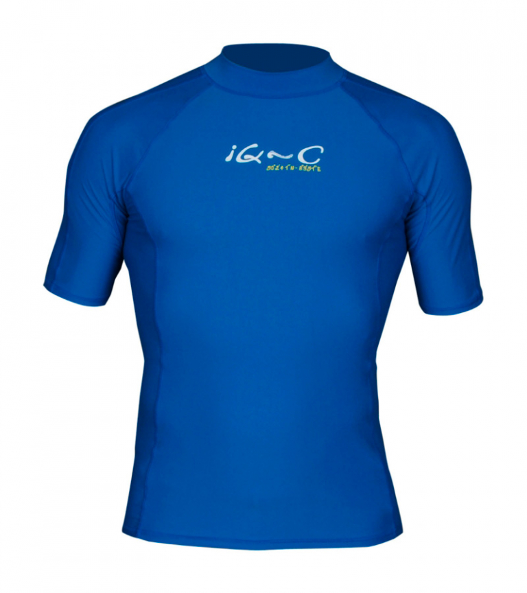 Гидромайка для плавания мужская iQ UV 300+ Blue