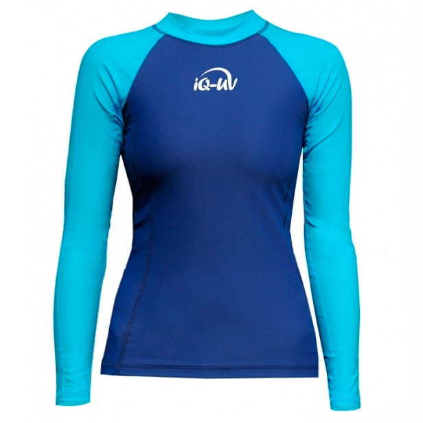 Гидромайка для плавания женская с длинным рукавом iQ UV 300+