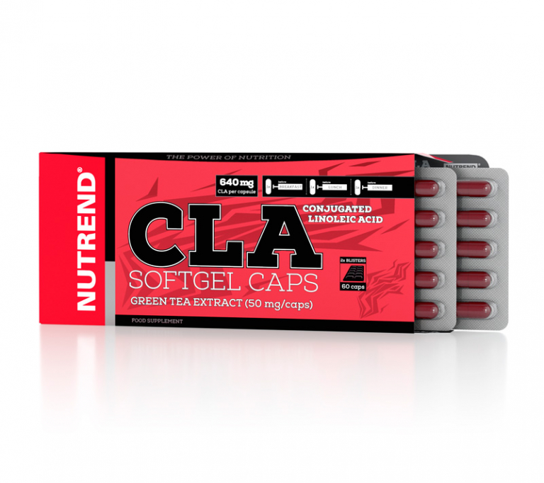 Капсулы CLA Nutrend, для улучшения жирового обмена, №60