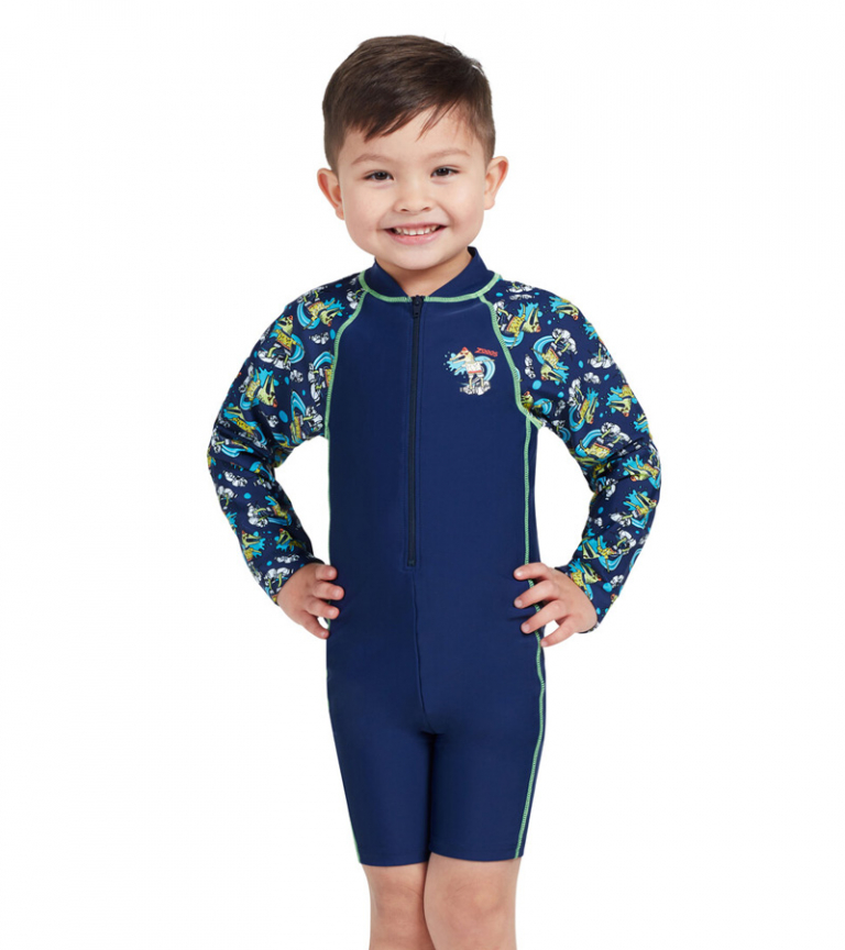 Комбинезон тренировочный детский ZOGGS Crocodile Surfer Long Sleeve All in One