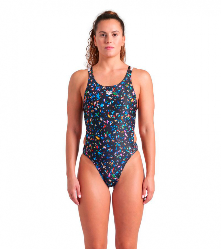 Купальник слитный Arena Confetti Swim Tech Multi Back