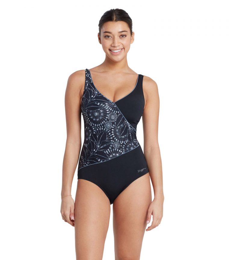 Купальник слитный с чашечками ZOGGS Stellar Wrap Front