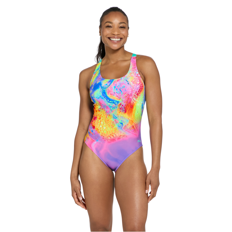 Купальник слитный ZOGGS Jazzy Powerback Swimsuit