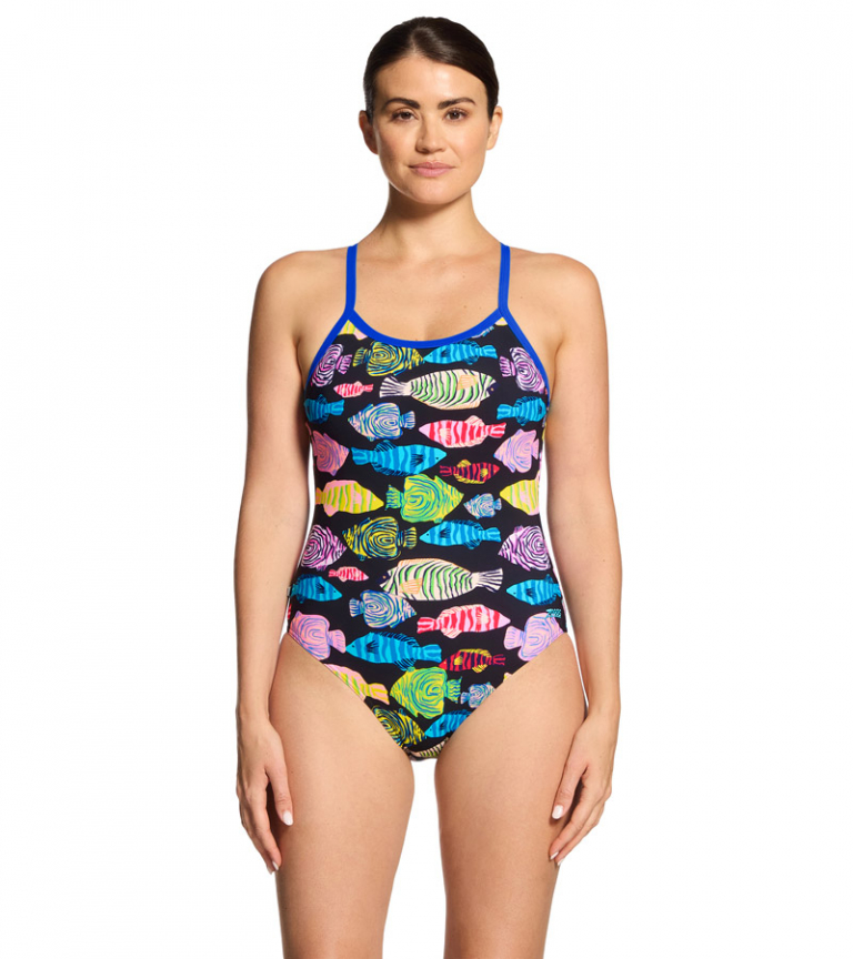 Купальник слитный ZOGGS Sea Tribe Silver Lined Strikeback 