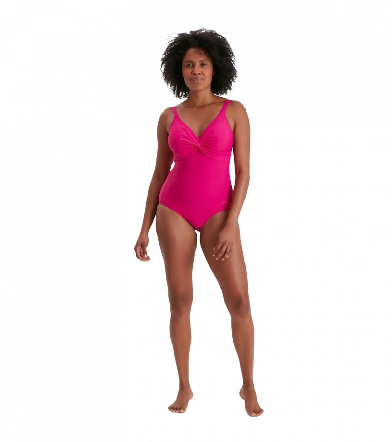 Купальник утягивающий с чашечками Speedo Brigitte Swimsuit Pink