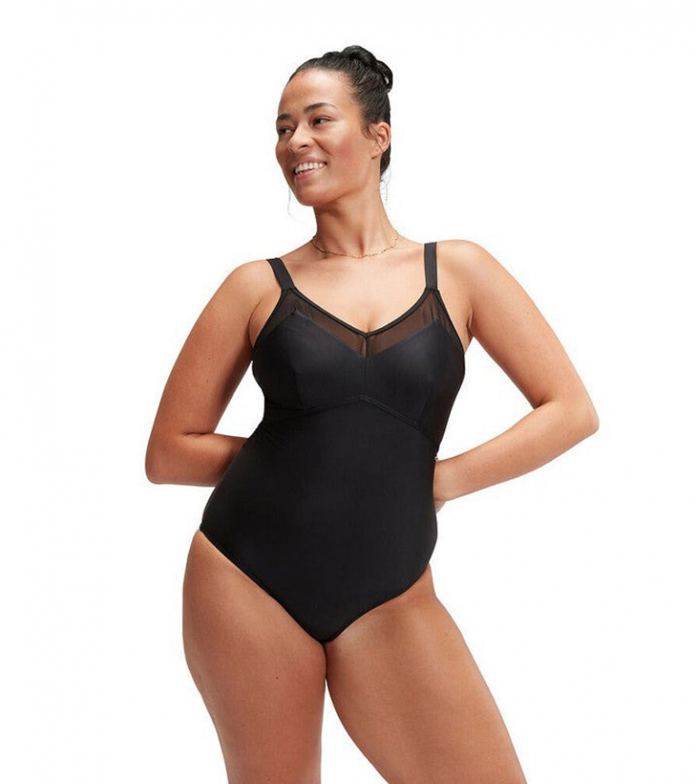 Купальник утягивающий с чашечками Speedo Shaping Mesh Detail Swimsuit