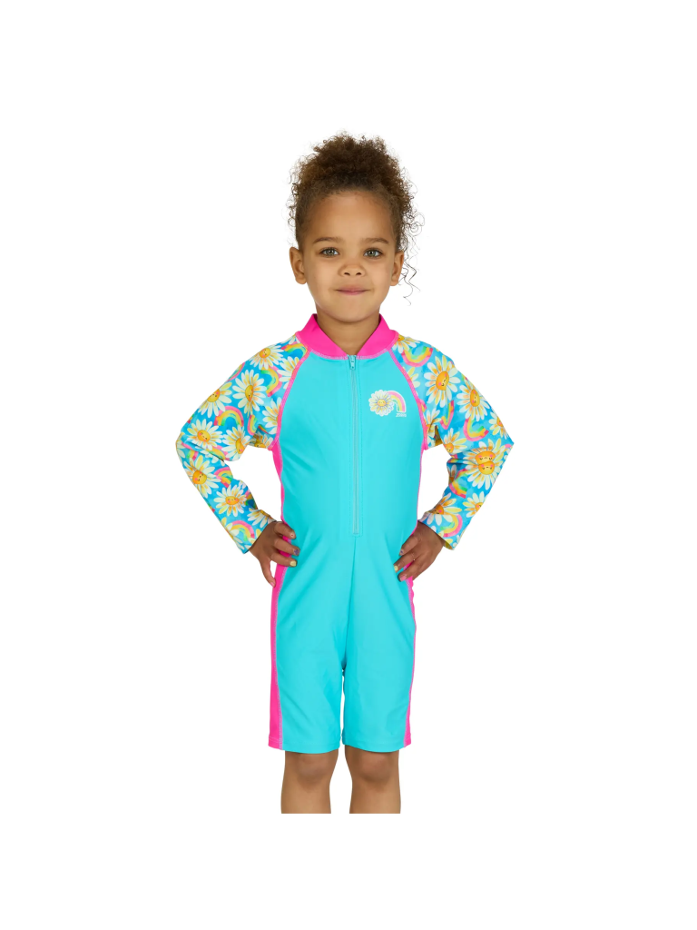 Купальный комбинезон тренировочный детский ZOGGS Daisy Print Long Sleeve All in One