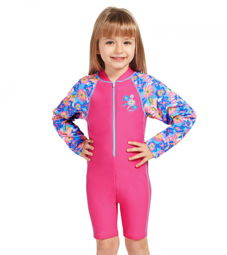 Купальный комбинезон тренировочный детский ZOGGS Lily Long Sleeve All in One
