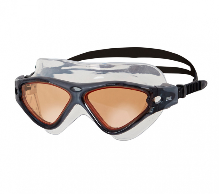 Маска для плавания ZOGGS Tri-Vision Mask, Brown/Grey